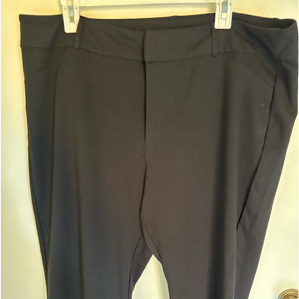 Gently used Michael Kors Polyester black slacks. Size 18W